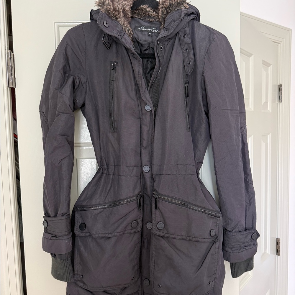 Kenneth Cole New York Women's black parka